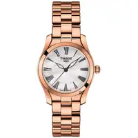 在飛比找PChome24h購物優惠-TISSOT 天梭 T-Wave 海浪系列心漾女錶-30mm