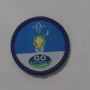 Nights Away Stage 10 Sponsored by Go Outdoors Scout UK Badge - with moon
