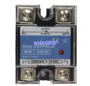 1PC for DC-AC 24-480VAC 3-32VDC SSR 100A Phase Solid State Relay MGR-1 D48100