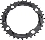 Bike Chain Ring, High Strength Steel Round Chainring Chain Ring, 32t Chainring Narrow Wide Single Chain Ring, Fits 104mm Bcd Bikes, for Mountain Bike Part