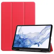 MCC For Samsung Galaxy Tab A9+ Plus 11" 2023 Smart Case Cover Pencil Slot X210 [Red]