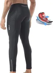 [X-TIGER] Men's Bike Pants 5D Gel Padded Cycling Tights Leggings Outdoor Riding Mountain Road Bicycle Trousers