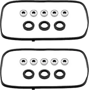 Aswalling Engine Valve Cover Gasket Set 12030-P8A-A00 for -Accord Pilot TL 3.0L 3.2L 3.5L V6