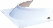 Dominator Race Products Cockpit Deflector for Dirt Late Model White | 900-WH