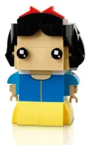 LEGO BRICKHEADZ: DISNEY SNOW WHITE from 100th Celebration Set (40622) NEW