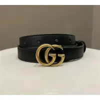 在飛比找蝦皮購物優惠-二手精品 GUCCI 皮帶 寬版1.8cm 皮帶 腰帶 復古