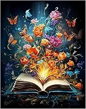 KEUASDV Diamond Painting Kits for Adults, Magic Book 5D DIY Diamond Art Kits Full Drill Diamond Dots for Gift Wall Decor and Relaxation Gem Arts 12x16 inch