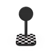 2-in-1 Charging Stand Witchy checkered print