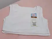 3x Teen girls value bundle pure cotton basic white singlets tank tops Size 14-16