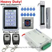 125KHz RFID Card+ Password Door Access Control+ 400Lbs Magnetic Lock+ 2 Remotes