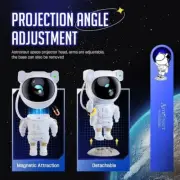 Mooyran Astronaut Galaxy Star Projector Night Light - Astronaut Space Projector