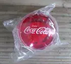 VINTAGE ENJOY COCA COLA Translucent Red / Clear Plastic Toy Yo Yo Coke NOS