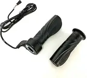 TDR EBike Twist Throttle Grip for Electric Scooter 24V 36V 48V 72V with Wiring Loom Compatible for Bicycle Bike Wuxing