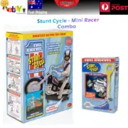 Evel Knievel Stunt Cycle & Mini Rip Chord Racer *COMBO* !