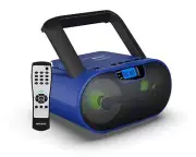 Top Loading CD Player Boombox Portable AM/FM Radio Bluetooth Boombox MP3/CD, ...