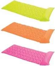 Intex Tote-N-Float Wave Inflatable Air Mat, 90-Inch X 34-Inch, 1-Piece (Color...