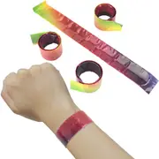 Rainbow Arm Bracelets (Pack of 4)