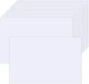 SOFPLATE 100Pcs 4x6 Blank Note Cards White Index Cards Paper Rectangle Unlined Small Heavyweight Plain Business Message Cardstock Sets Accessories for DIY Drawing Printer Postcards Invitation Photo