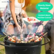 2 in 1 Outdoor Fire Pit BBQ Bowl