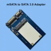 MSATA SSD to 2.5 inch SATA 3.0 HDD Aluminum Alloy Enclosure Case Adapter Card
