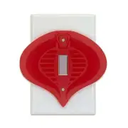G.I. Joe Cobra | Red on White | Light Switch Cover
