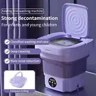 8L Mini Washing Machine Foldable Washing Bucket Portable Travel Laundry Machine