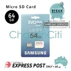 Samsung EVO Plus 64G Micro SD Card Class 10 SDXC Memory 130MB/S