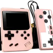 TEGAL Built-in 500 Epic Games Handheld Retro Gameboy Console 2 Players Pink