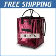 Large Water-Resistant Cosmic Red Shopping Trolley with Unbreakable Handles