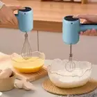 Cordless Handheld Mixer Rechargeable Hand Portable Electric with 3-speed Control