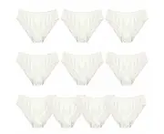 2 bags of 10 cotton disposable underwear, disposable and portable, pure cotton underwear, portable during menstruation