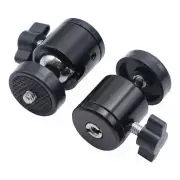 2Pack 1/4" 360 Swivel Ball Head Mini Ballhead for Tripod DSLR Stand Sony Canon
