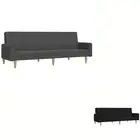 2-Seater Sofa Bed Convertible Settee Loveseat Couch Living Room Fabric vidaXL