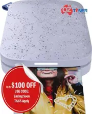 HP Sprocket SP200BP Instant Mobile Photo Printer (1AS91A) LILAC