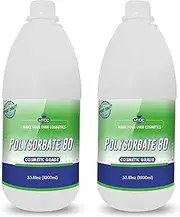 Myoc Polysorbate 80 | Cosmetic Grade | Emulsifier & Solubilizer for Skincare & DIY Formulations - 2 L / 67.62 Fl Oz
