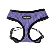 Bark Appeal Mesh Solid Breathe EZ Pull-Over Lovely Lavender Dog Harness - XXL