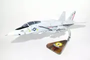 VF-202 Superheats F-14 Tomcat Model, 1/42 (18") Scale, Mahogany, Navy, Fighter