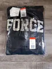 Nike Atmos Japan Air Force 1 One Hoodie Sz L Snakeskin Cocoa AF1 Black New