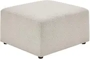 Matt Blatt Curtis Ottoman (Popcorn Cream) - MBCUROTTPCA