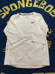 Nike Baseball 3/4 Hot Jacket-897383-100 BP Pullover 3/4 Sleeve Top Sz Large