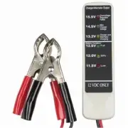 Battery Charger and Alternator Tester with 600mm leads croc clips and inbuilt ma