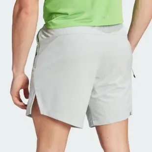 【adidas 愛迪達】HIIT Better SHO 男款 灰色 運動 訓練 口袋 中腰 短褲 IM1107