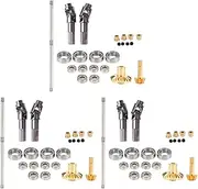 3X for B-1 B-14 B-24 B24 C14 C-14 1/16 Truck RC Car Upgrade Metal Drive Shaft Gear Bridge Front Axle Full Metal Kit