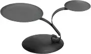 Round Cupcake Tower Stand - Cupcake Display Stand | Cake Stand | Cake Stand with Tiered Tray | Cupcake Stand | 2 Tier Dessert Serving Tray | Tiered Cake Risers, Black Metal Kitchen Gadget for Parties