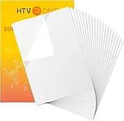 HTVRONT Sublimation Sticker Paper - 20 Pcs Matte White Waterproof Sublimation Stickers