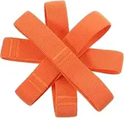 Didiseaon 4pcs Box Bands Adult Bento Container Straps Nylon Orange Accessories