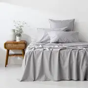In2linen Organic Cotton 300T/C Sheet Set - Grey