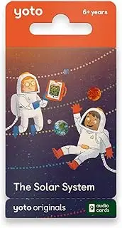 Yoto The Solar System – 9 Kids Audiobook Cards for Use with Player & Mini All-in-1 Audio Player, Educational Screen-Free Listening with Fun Stories for Learning & Interactive Quizzes, Ages 6+