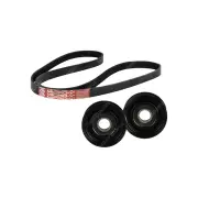 Gates Belt & Pulley Kit for Suzuki SX4 RW420 2.0L 112kW J20B 2010-2015 with AC