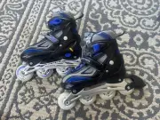 Scale Sports Kids Inline Skates Adjustable Rollers Size 7-9